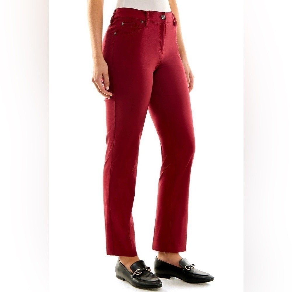 Zac & Rachel Maroon/Red Millennium Fabric Jeans Pants